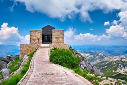 El mausoleo de Njegoš, en el parque nacional de Lovcen, en Montenegro.