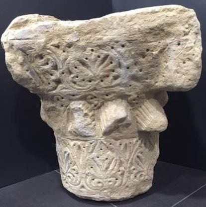 Capitel nazarí del siglo XII, la pieza más antigua de FAMA.