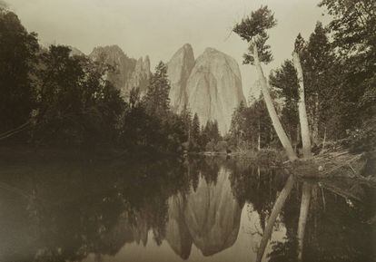 Una de las vistas de Yosemite de Carleton Watkins, expuestas en Casa de América.