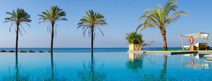 Beach club del hotel Vicci Estrella de Mar en Marbella (Málaga).