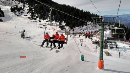 Estació d'esquí de la Masella, al Pirineu català.