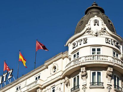 Fachada del hotel Ritz de Madrid.
