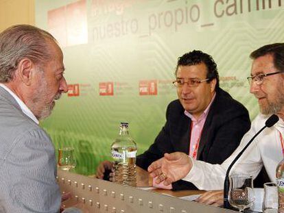 Fernando Rodr&iacute;guez Villalobos y Manuel Gracia en el congreso de Sevilla.