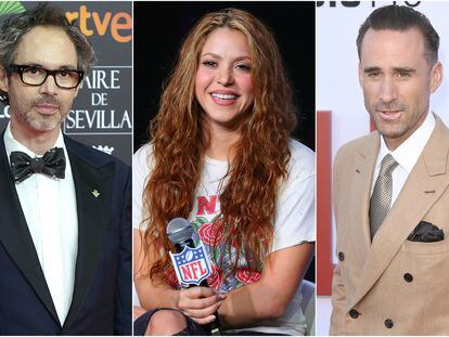 James Rhodes, Shakira y Joseph Fiennes.