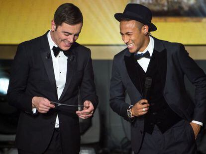 Neymar, en la pasada gala del Bal&oacute;n de Oro.