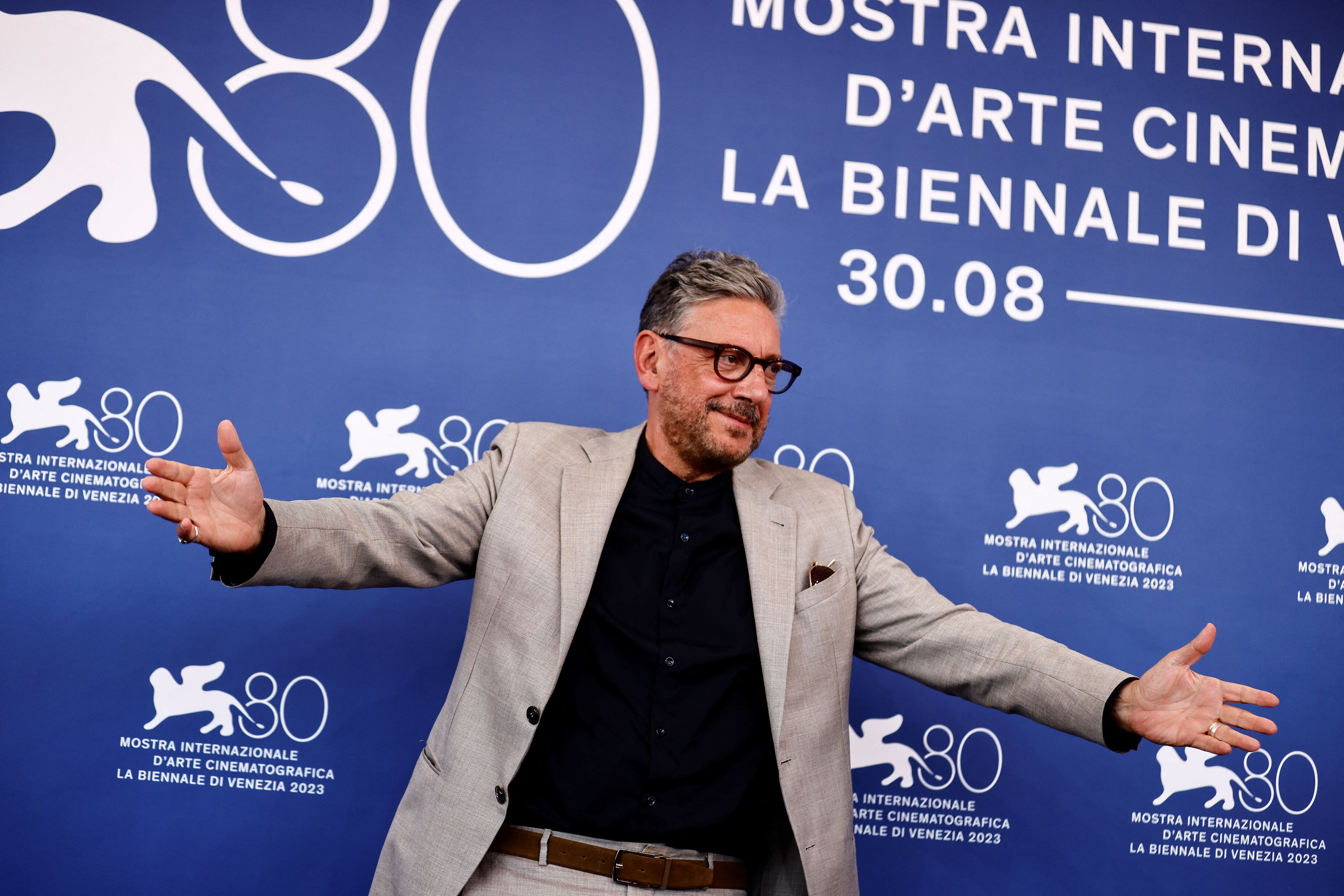 Sergio Castellitto presenta 'Enea' este martes en el Festival de Venecia.