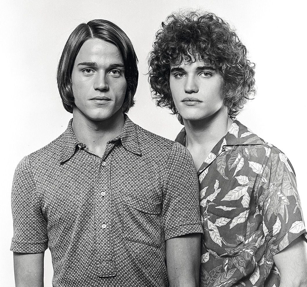 Retrato de los hermanos Jay y Jed Johnson en 1970.