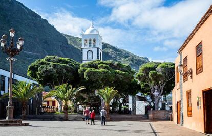 La iglesia de Santa Ana, en Garachico.