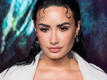 Demi Lovato en un evento de Hugo Boss en Miami en marzo de 2023.