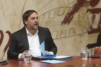 El vicepresidente de la Generalitat, Oriol Junqueras.