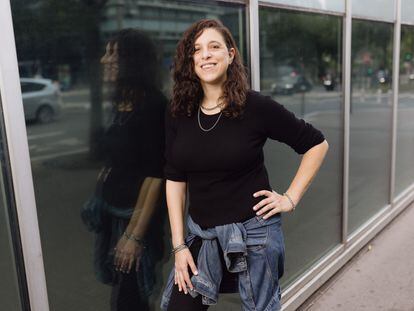 La escritora argentina Ariana Harwicz, a comienzos de septiembre en París.