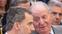 Juan Carlos I y el rey Felipe VI, en un acto en el palacio del Pardo en 2017.