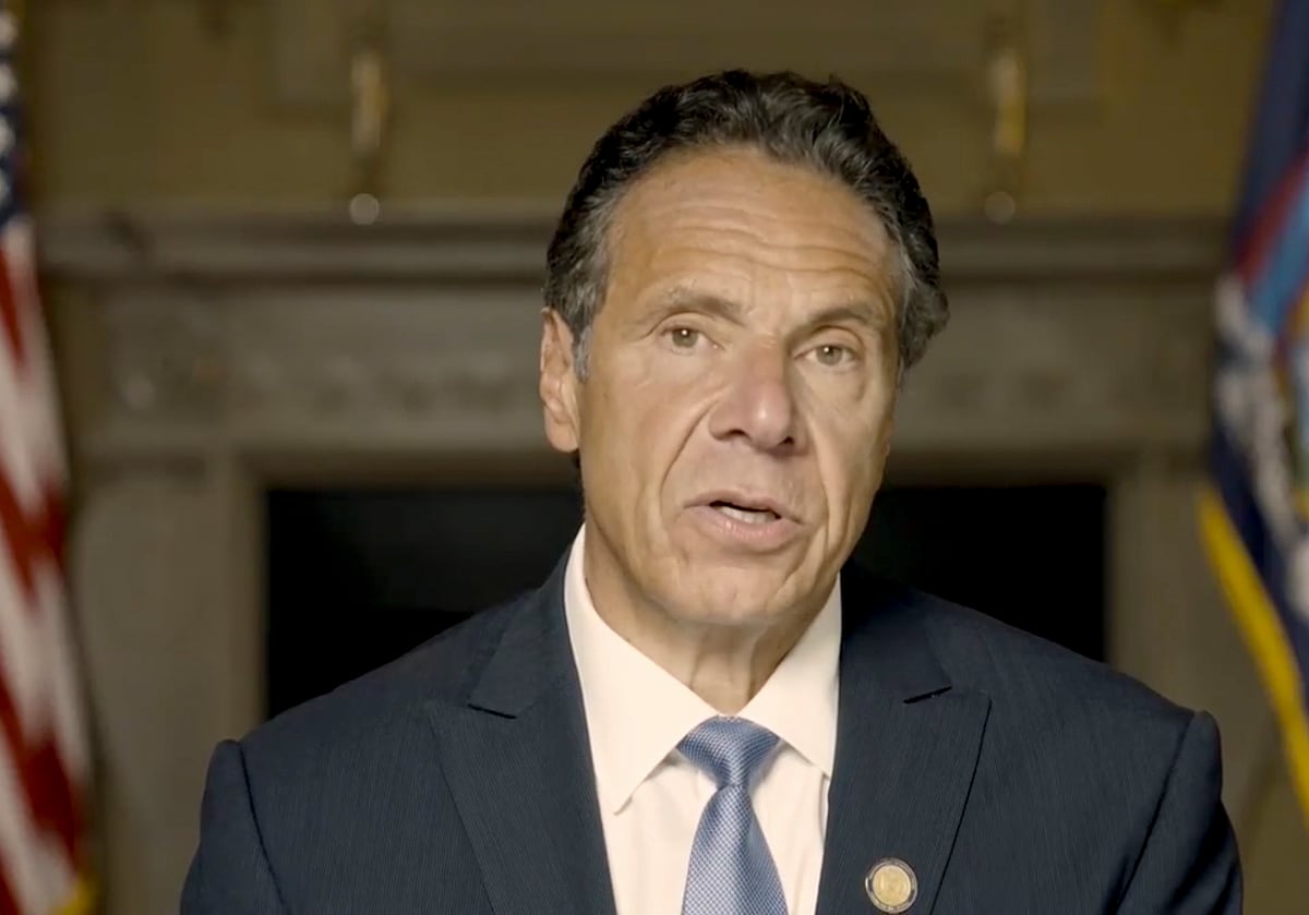 New York Governor Andrew Cuomo in free fall