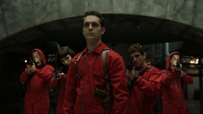 Pedro Alonso in the first season of 'Money Heist.'