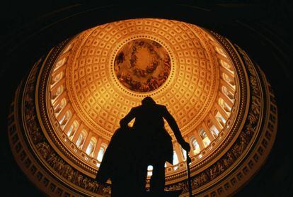 Cúpula del Capitolio, el centro geográfico y legislativo de Washington.