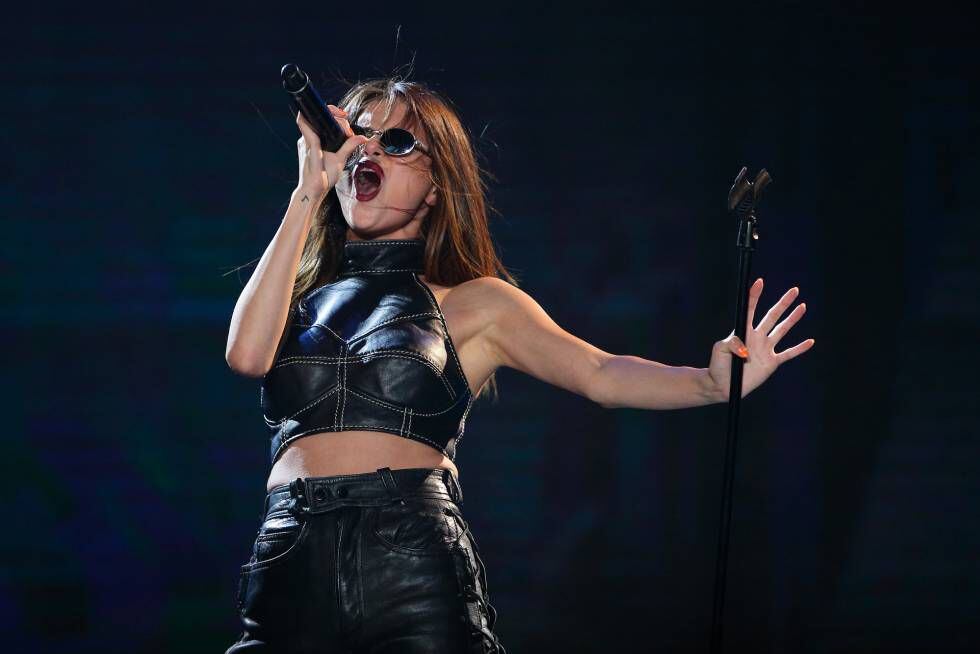 Selena Gomez, en un concierto en Singapur el 27 de julio.