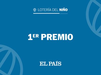 Primer Premio del Sorteo Extraordinario de la Lotería del Niño 2024