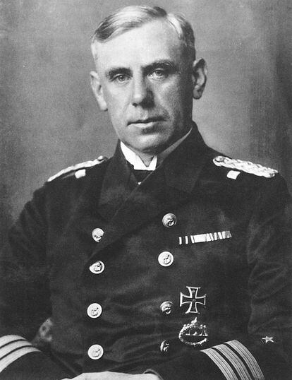 El almirante Canaris, jefe del servicio de inteligencia alemán.