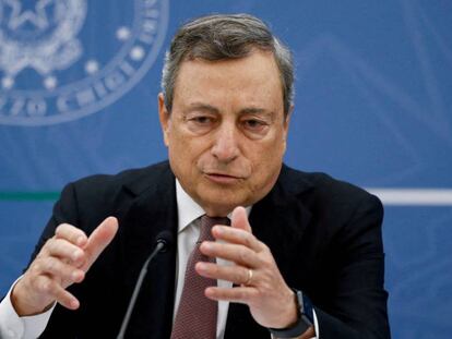 Mario Draghi, primer ministro de Italia