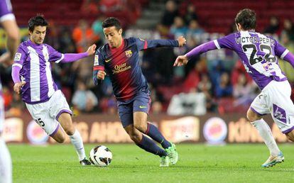 Thiago, ante el Valladolid