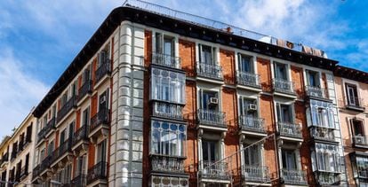 Edificio de viviendas, en Madrid.