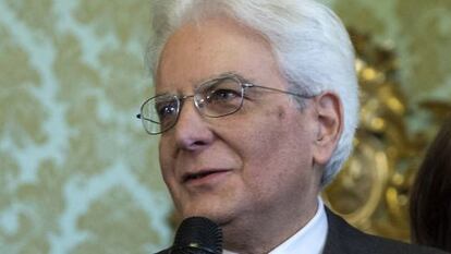 El nuevo presidente de Italia, Sergio Mattarella.