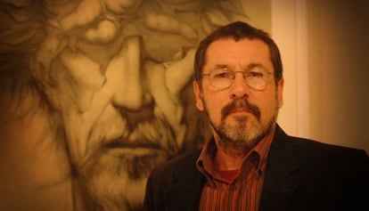 El artista Joan Castejón en una entrevista en 2005.
