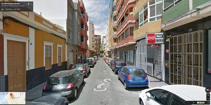 Calle Prudencio Morales, donde se ha producido la agresi&oacute;n.