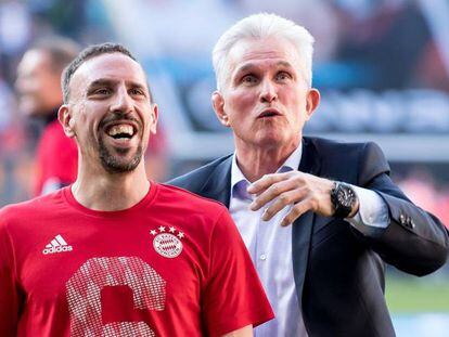 Heynckes pide una ovación para Ribéry. 