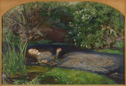 John Everett Millais: 'Ofelia' (1851-2). Colección Tate Britain, Londres.