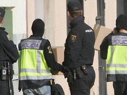 Redada antiyihadista en Crevillente (Alicante), en julio.