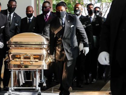 El funeral de George Floyd, en imágenes