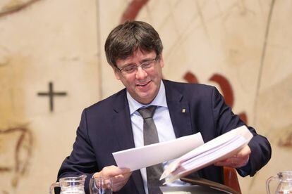 El presidente de la Generalitat, Carles Puigdemont.