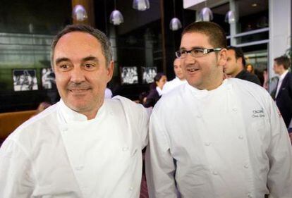 Ferran Adrià (izquierda) y Dani García.