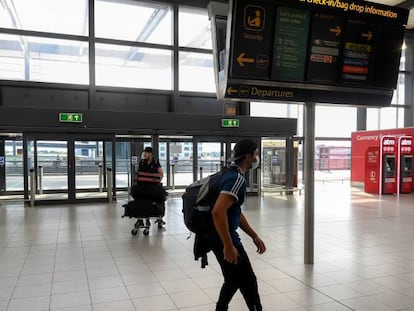 Aeropuerto de Gatwick, propiedad de Vinci, en julio.