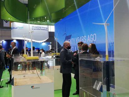 Feria Wind Europe celebrada en BEC en 2022.