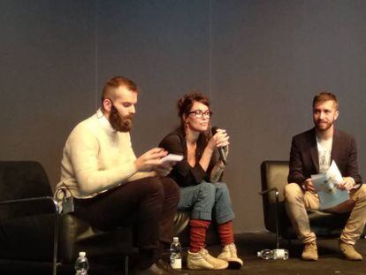 La actric Lena Headey, conocida por su interpretación del personaje de Cersei Lannister en 'Juego de tronos', en su visita a la feria Heroes Comic Con de Valencia.