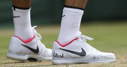 Las zapatillas de Roger Federer.