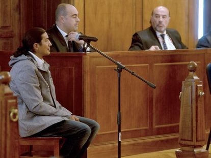 José Luis Cortiñas durante el juicio celebrado en febrero.