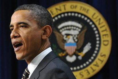 El presidente de Estados Unidos, Barack Obama, el pasado miércoles en la Casa Blanca.