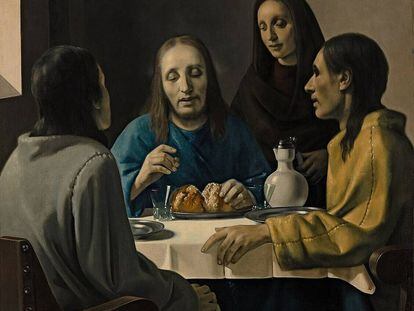 'La cena en Emmaus', de Han van Meegeren, atribuida en su momento a Vermeer. 