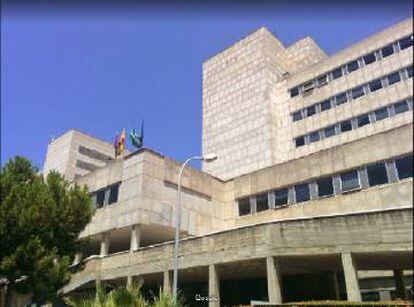 Hospital Materno infantil de Málaga donde fue ingresada la niña de dos años.