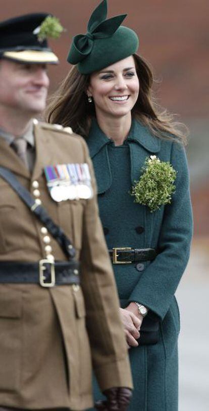 Kate Middleton, celebrando el día de San Patricio.