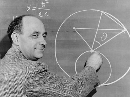 El  italiano Enrico Fermi (1901-1954), premio Nobel de Física en 1938.