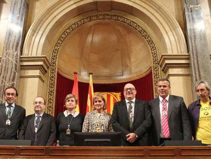 Sesi&oacute;n constituyente del Parlamento de Catalu&ntilde;a.