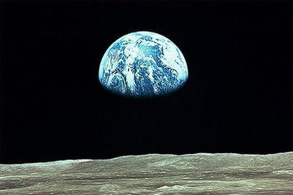Foto del viaje del Apolo XI en el que Neil Armstrong pisó la Luna.