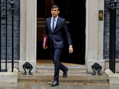 Rishi Sunak abandona Downing Street el pasado 18 de octubre