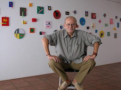 Quico Rivas en una exposición en la Neilson Gallery de Grazalema.
