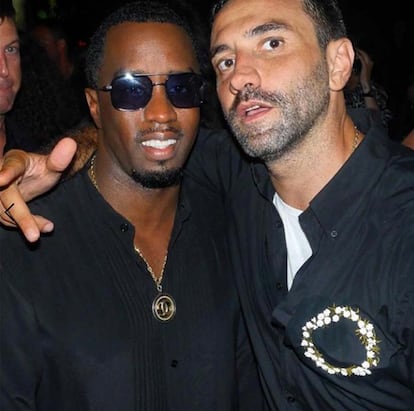 P Diddy y Riccardo Tisci.