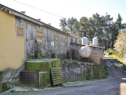 Imagen de las instalaciones de la granja de Sarria. 